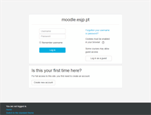 Tablet Screenshot of moodle.esjp.pt